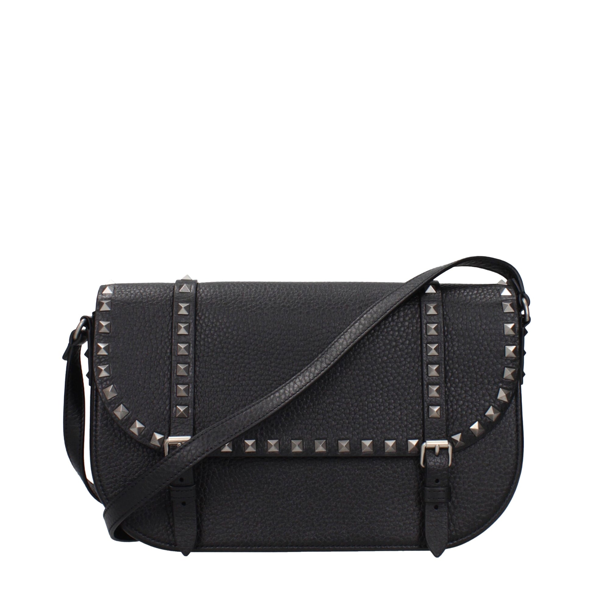 Crossbody Messenger Bag by Valentino Garavani for men in leather black features a artisanal Leather Crossbody Messenger Bag design with a secure , ample , and versatile crossbody-strap & adjustable-strap for a artisanal look.