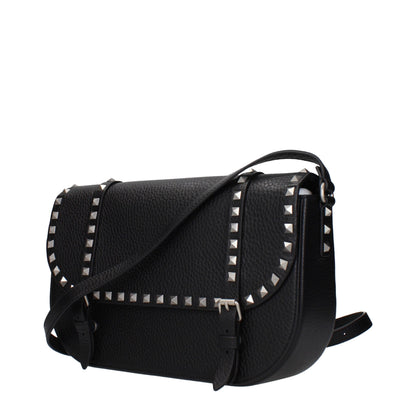Crossbody Messenger Bag by Valentino Garavani for men in leather black features an versatile Leather Crossbody Messenger Bag design with a versatile , ample , and versatile crossbody-strap & adjustable-strap for a sophisticated finish.