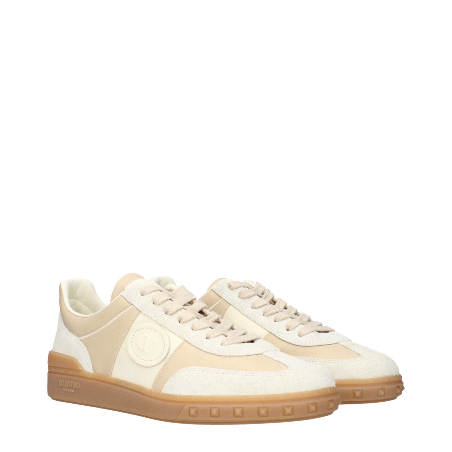 Sneakers by Valentino Garavani for men in fabric beige features an timeless silhouette from the Men's Low Top Fabric Sneakers collection, showcasing a signature low-top style with an timeless finish.