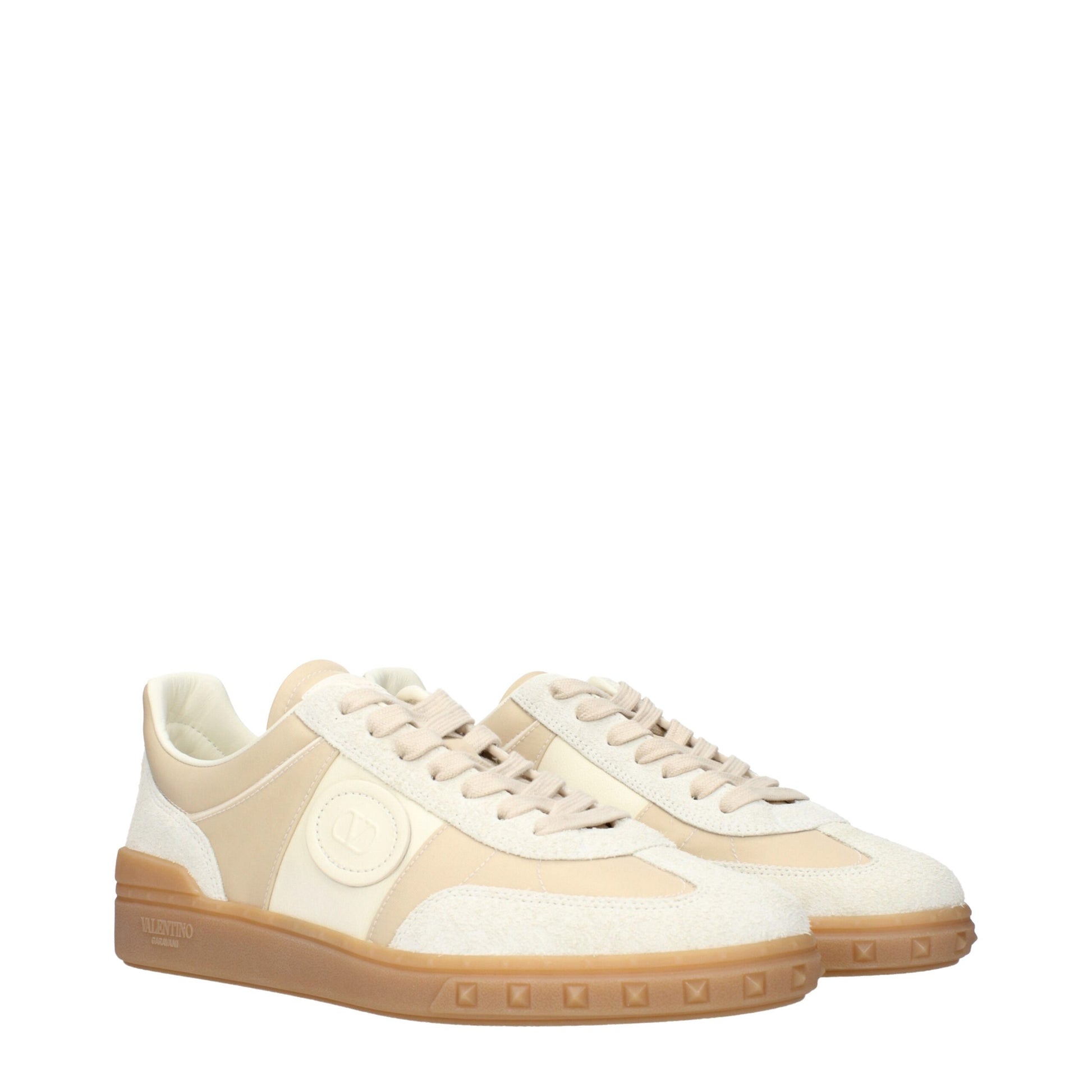 Sneakers by Valentino Garavani for men in fabric beige features an timeless silhouette from the Men's Low Top Fabric Sneakers collection, showcasing a signature low-top style with an timeless finish.