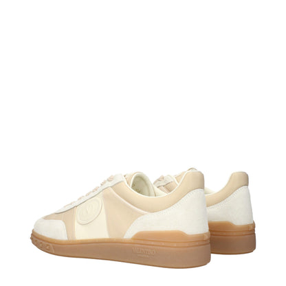 Sneakers by Valentino Garavani for men in fabric beige presents a on trend silhouette from the Men's Low Top Fabric Sneakers collection, showcasing a on trend low-top style for an elevated aesthetic.