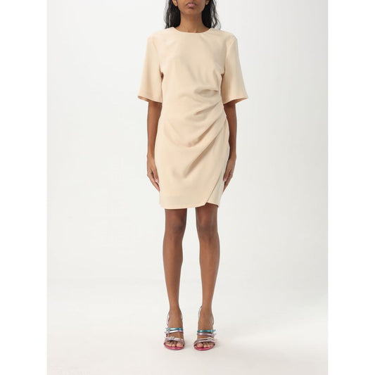 Dress by Aniye By for women in crepe multicolor features an eye catching silhouette with a sophisticated , elegant short-sleeve, and a refined short mini for a eye catching aesthetic.