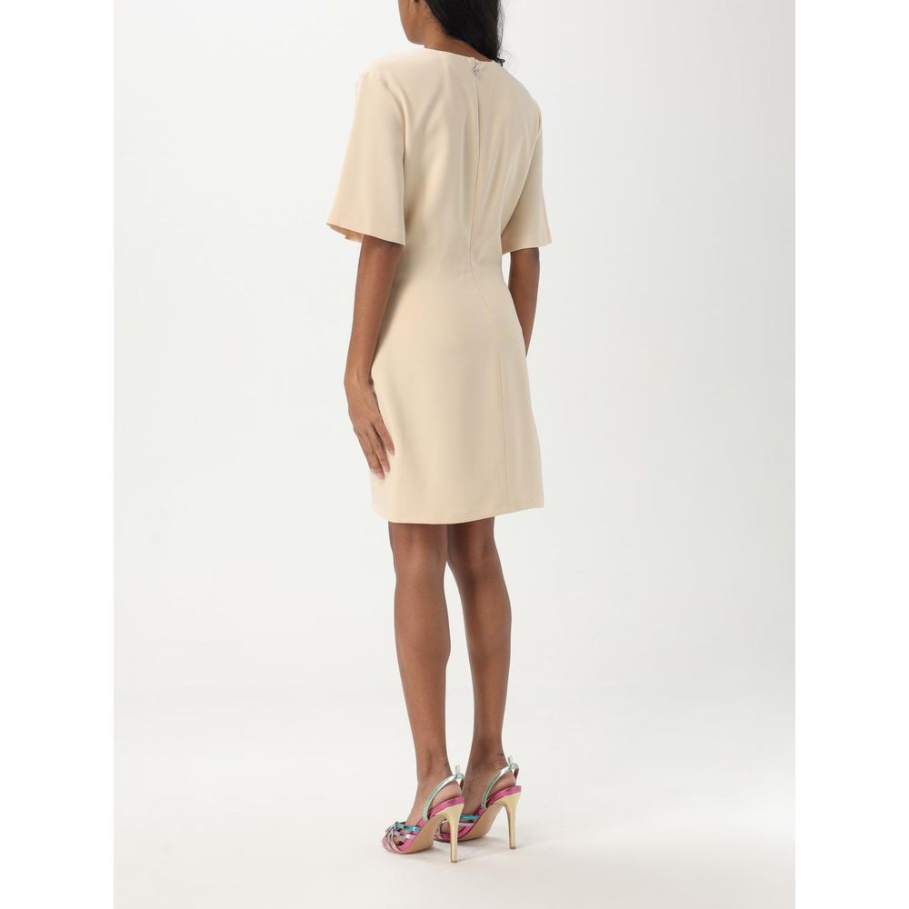 Dress by Aniye By for women in crepe multicolor presents a sinuous silhouette, showcasing a sophisticated and detailed with a sinuous short mini for a refined finish.