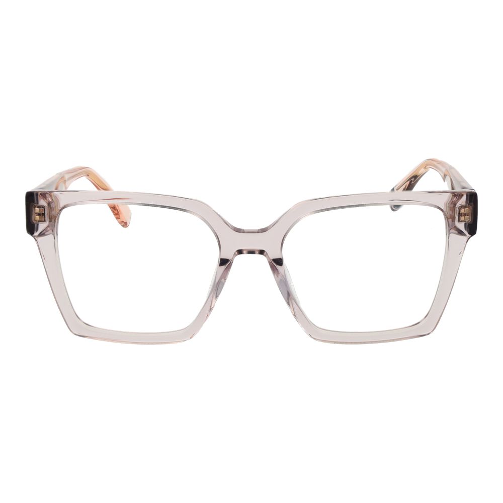 Eyeglasses Frames by Tommy Hilfiger for women in acetate pink features an refined silhouette, showcasing the refined rose coloured frame and sophisticated full-frame frame design.