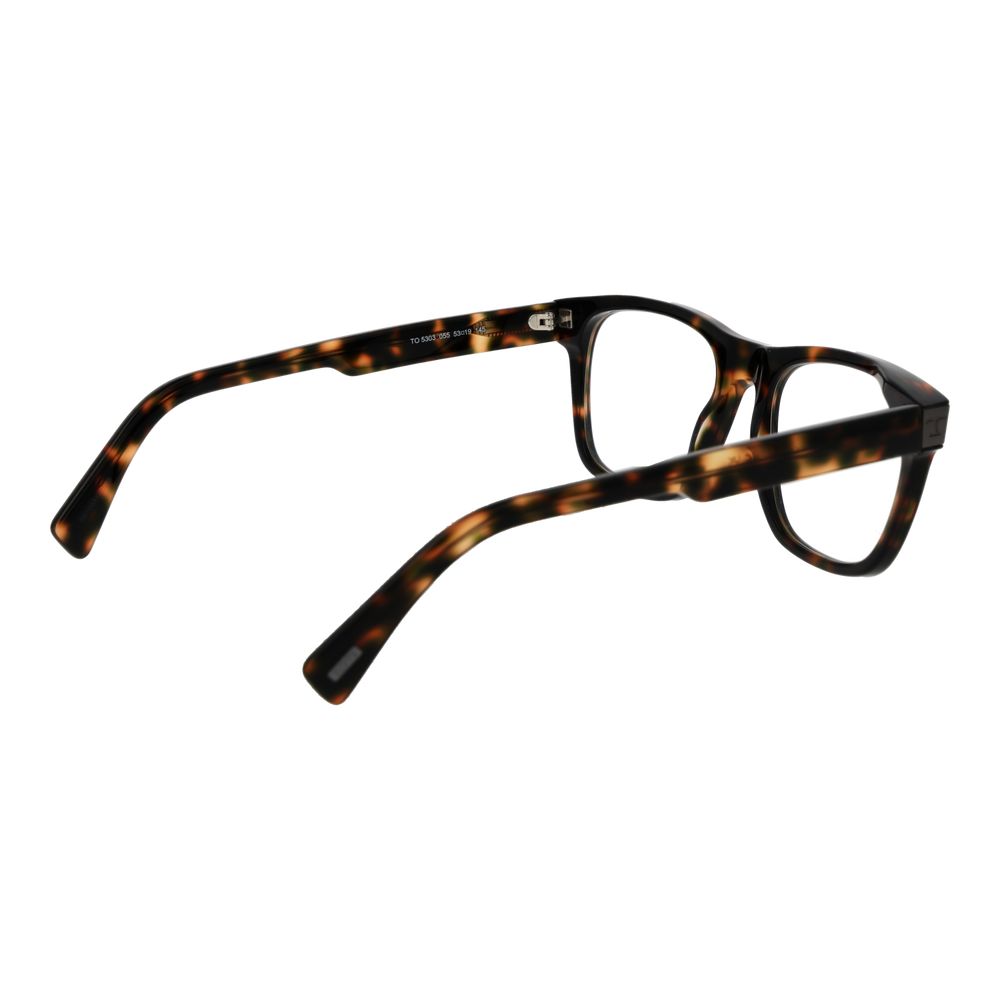 Eyeglasses Frames by Tod's for men in acetate brown features an refined silhouette, showcasing the refined brown coloured frame and sophisticated full-frame frame design.