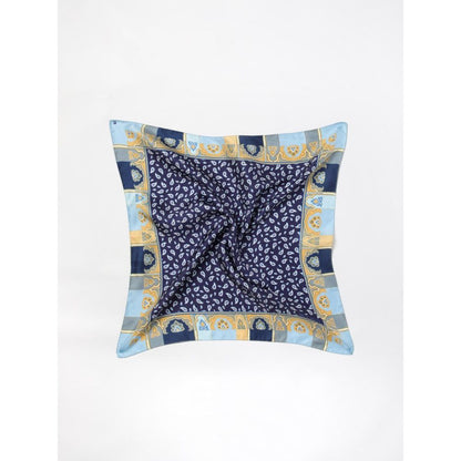 Scarf by Etro for men in silk blue showcases a on trend silhouette, artfully capturing the on trend essence of the Silk Scarf design with a sophisticated finish.