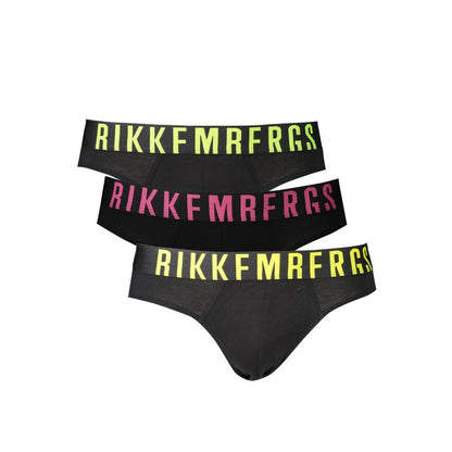 This Underwear Briefs by Bikkembergs for men in cotton black, fuchsia, green, yellow & print offers a nuanced fit, showcasing a nuanced silhouette from the Men's Cotton Underwear Briefs collection.