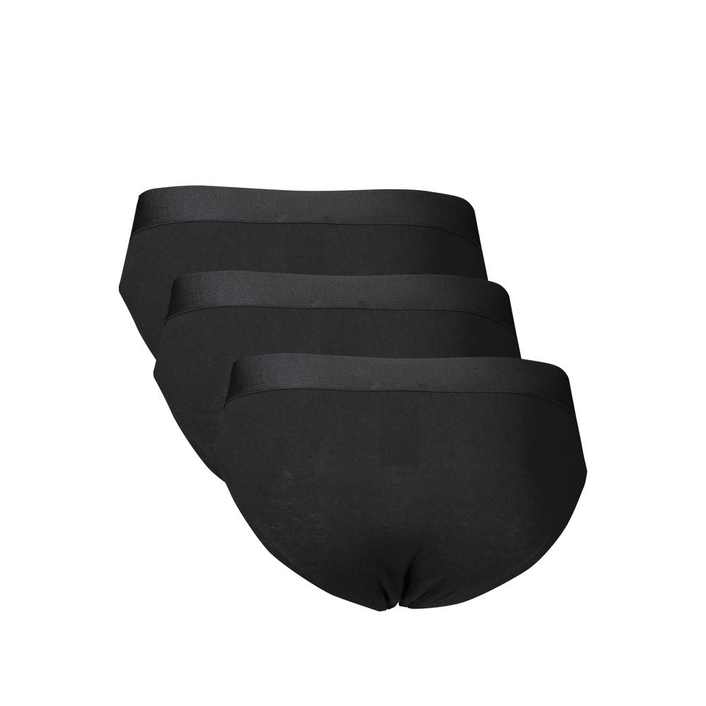 Underwear Briefs by Bikkembergs for men in cotton black, fuchsia, green, yellow & print features an ergonomic silhouette, showcasing the ergonomic design of the Men's Cotton Underwear Briefs collection for a premium look and feel.