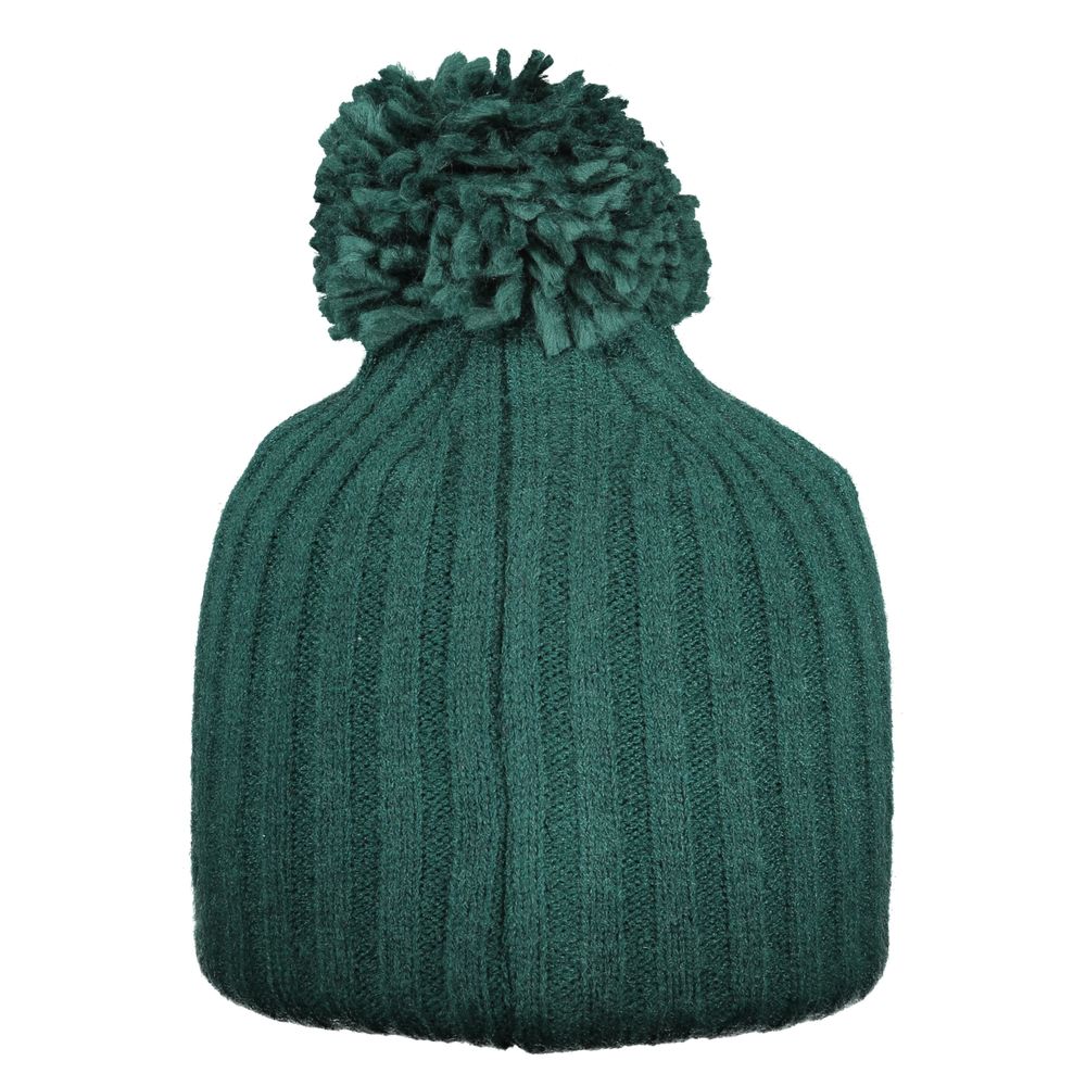 Beanie Hat by Norway 1963 for women in polyester & polyamide green presents a urban-chic silhouette, showcasing the urban-chic craftsmanship of this Polyester & Polyamide Beanie Hat.