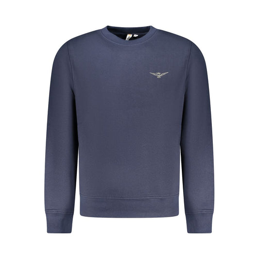 Sweatshirt by Accademia Militare for men in cotton polyester blue features an magnificent silhouette, showcasing a sophisticated crew neckline and detail for a truly magnificent finish.