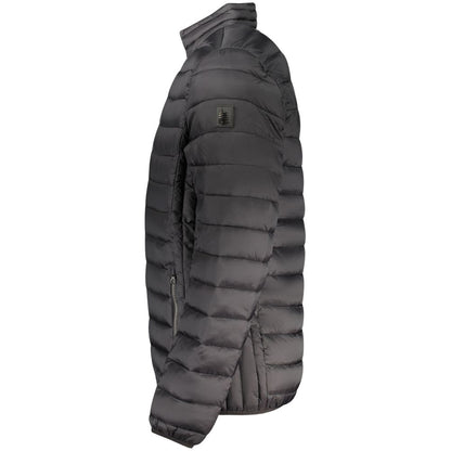 Windbreaker Jacket by Marina Yachting for men in polyamide black showcases a urban chic silhouette, detailed with a urban chic and functional pockets & windproof for a polished finish.