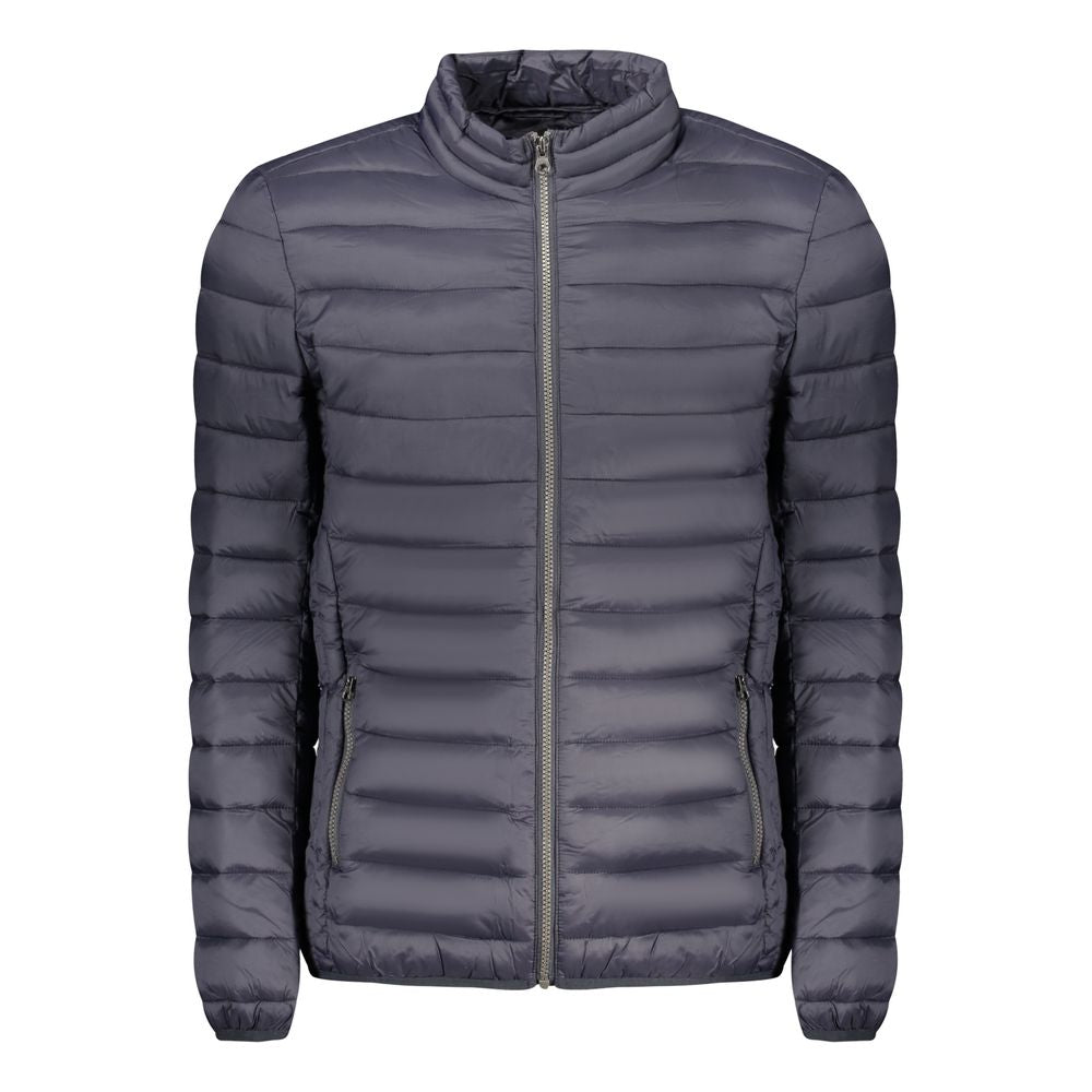 Windbreaker Jacket by Marina Yachting for men in polyamide blue showcases a modern silhouette, integrating pockets & windproof and a modern for a sophisticated finish.