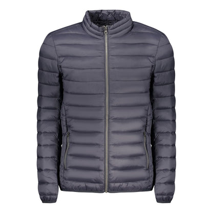Windbreaker Jacket by Marina Yachting for men in polyamide blue showcases a modern silhouette, integrating pockets & windproof and a modern for a sophisticated finish.