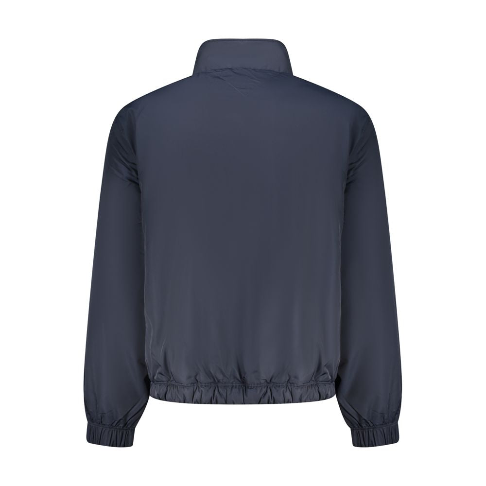Windbreaker Jacket by Tommy Hilfiger for men in polyester blue features an stylish silhouette, showcasing a sophisticated and performance-driven pockets & windproof for a premium, stylish look.