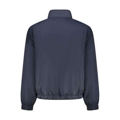 Windbreaker Jacket by Tommy Hilfiger for men in polyester blue features an stylish silhouette, showcasing a sophisticated and performance-driven pockets & windproof for a premium, stylish look.