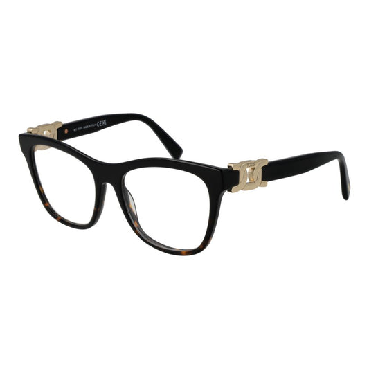 Tod's Women's Full-Rim Square Acetate Eyeglasses Frames - Black