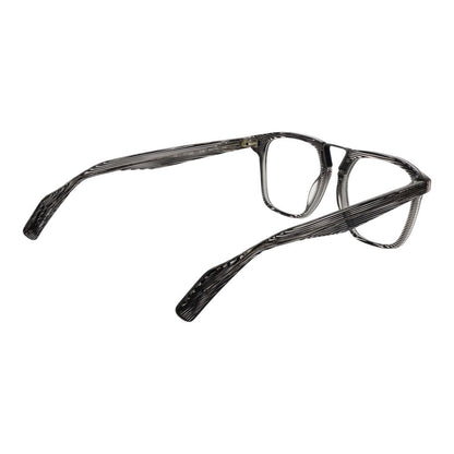 Yohji Yamamoto Men's Full-Rim Square Metal Eyeglasses Frames - Black