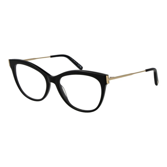 Eyeglasses Frames by Tod's for women in acetate black showcases a refined full-frame frame design with a refined black coloured frame finish for a refined and sophisticated look.