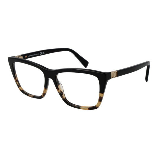 Eyeglasses Frames by Tod's for women in acetate black features a refined silhouette, showcasing a refined black coloured frame and full-frame frame design for a sophisticated, premium look.