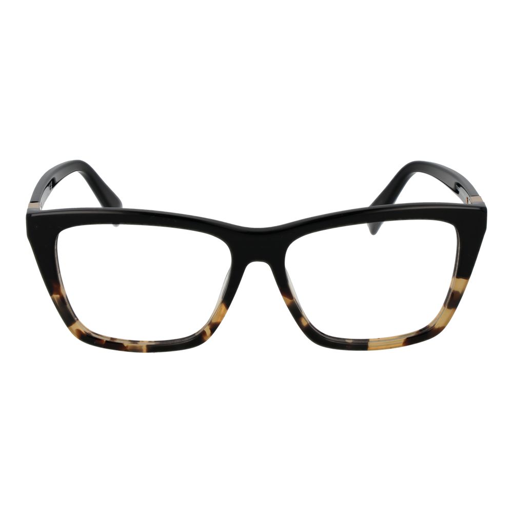 Eyeglasses Frames by Tod's for women in acetate black features an refined silhouette, showcasing the refined black coloured frame and sophisticated full-frame frame design.