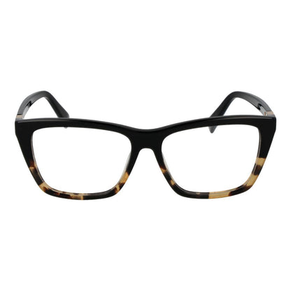 Eyeglasses Frames by Tod's for women in acetate black features an refined silhouette, showcasing the refined black coloured frame and sophisticated full-frame frame design.