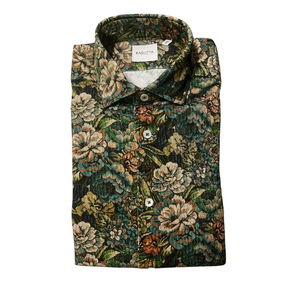 Bagutta Multicolor Cotton Shirt