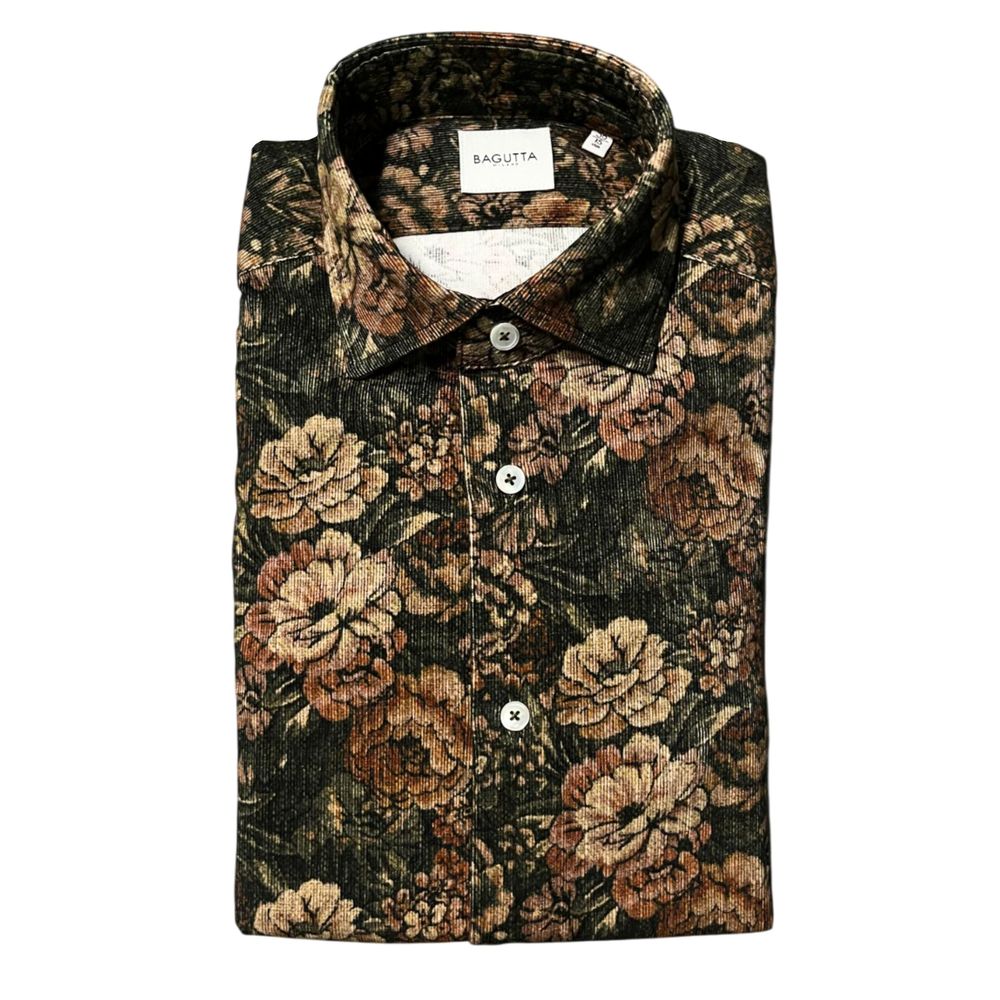 Bagutta Multicolor Cotton Shirt