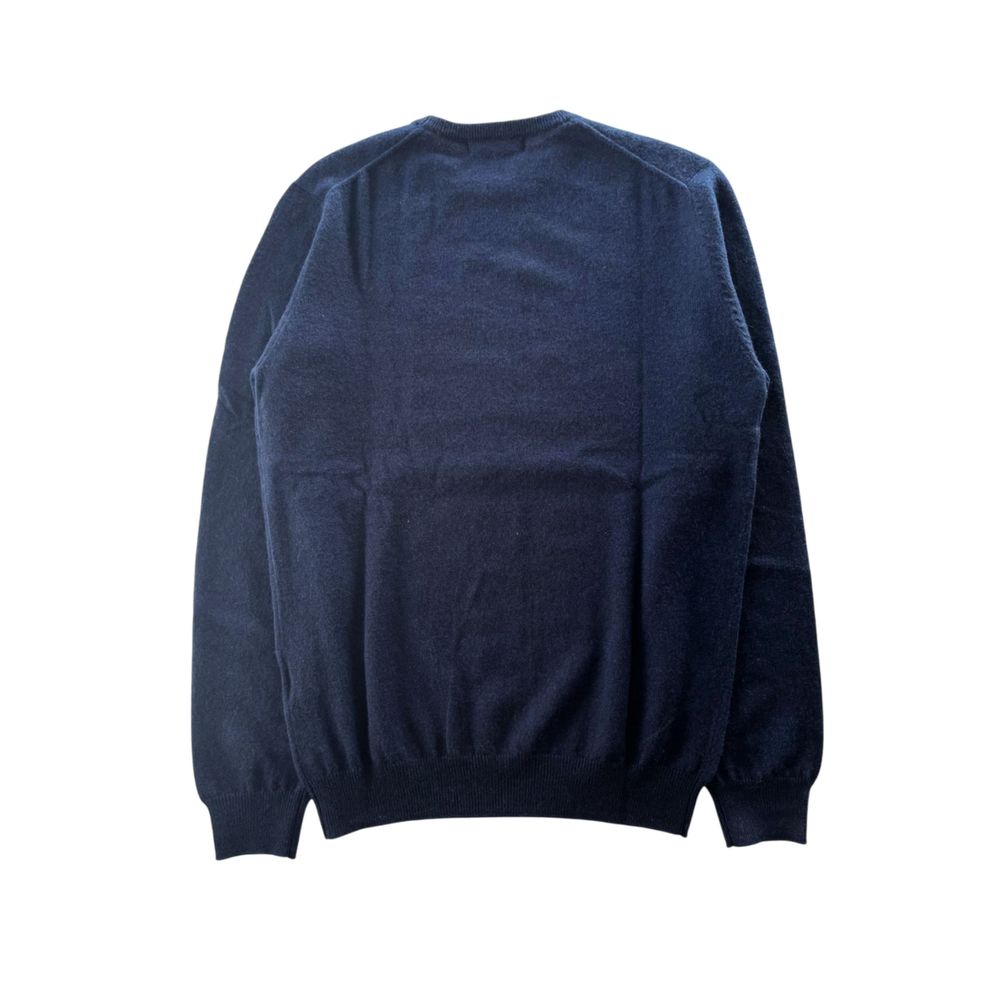 Sweatshirt by Baldinini Trend for men in cashmere blue, signature & monogram presents a smart casual silhouette, featuring a smart casual crew neckline and for a sophisticated look.