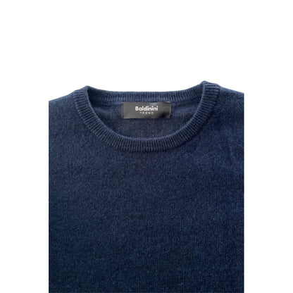 Sweatshirt by Baldinini Trend for men in cashmere blue, signature & monogram features a unrivaled silhouette with a refined crew neckline and unrivaled detailing for a sophisticated look.