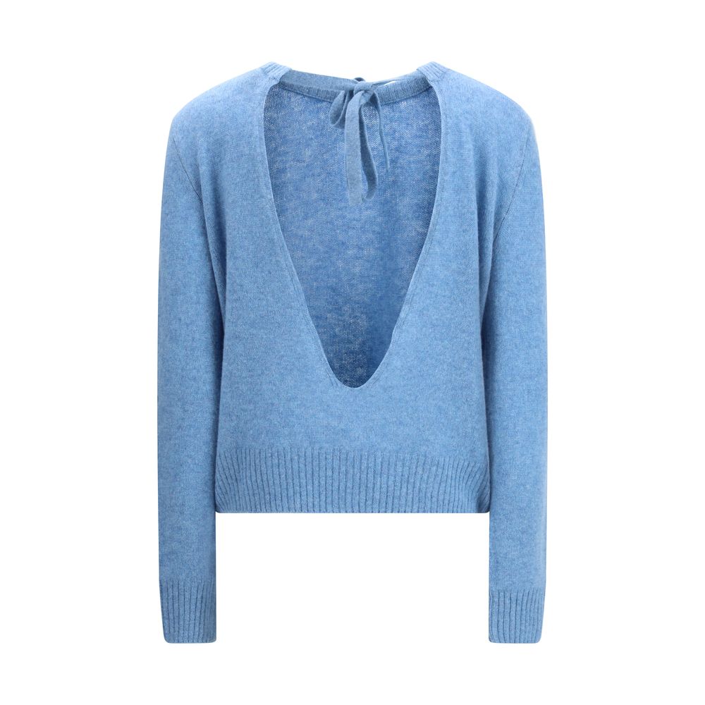 Sweatshirt by Marni for women in cashmere light-blue & signature features a unrivaled silhouette with a refined and unrivaled detailing for a sophisticated look.