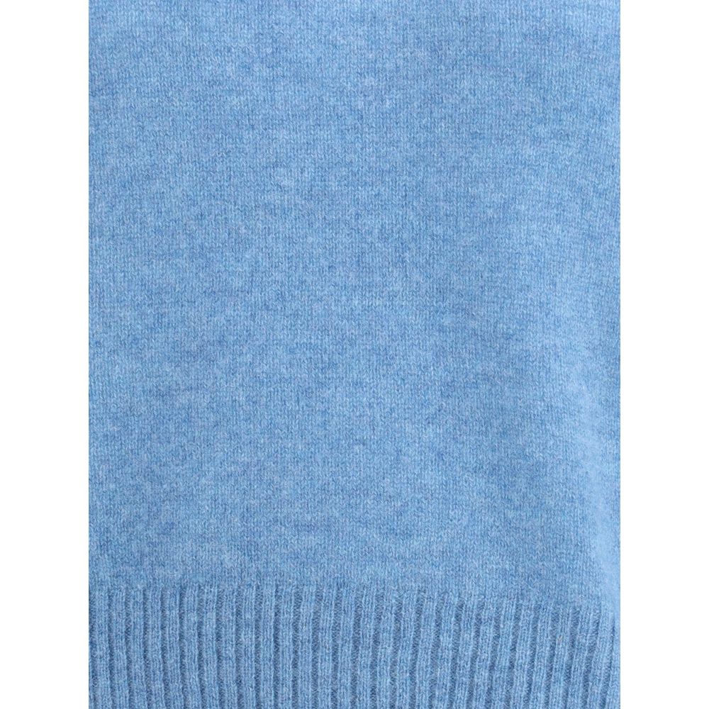 Sweatshirt by Marni for women in cashmere light-blue & signature features an provocated silhouette, detailed with a provocated and a refined for a sophisticated aesthetic.