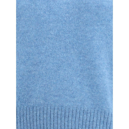 Sweatshirt by Marni for women in cashmere light-blue & signature features an provocated silhouette, detailed with a provocated and a refined for a sophisticated aesthetic.