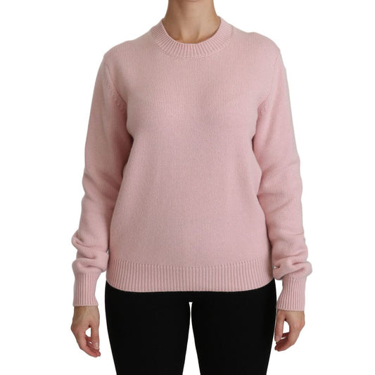 Sweatshirt by Dolce & Gabbana for women in cashmere & viscose multicolor & pink presents a smart casual silhouette, featuring a smart casual crew neckline and for a sophisticated look.