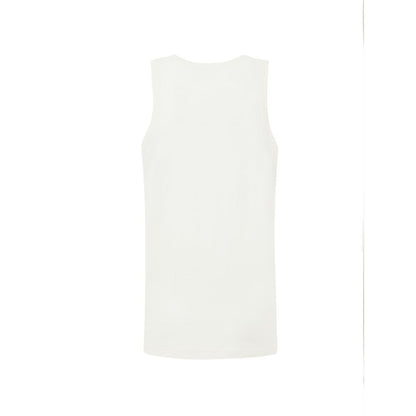 Vest by Jil Sander for men in cotton white showcases a utilitarian silhouette, artfully incorporating and a utilitarian round neckline for a truly utilitarian finish.