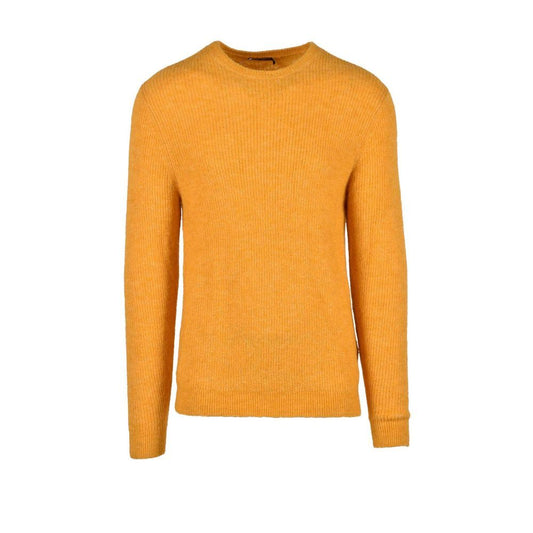 Activewear T-Shirt by Antony Morato for men in alpaca wool blend yellow features an athletic silhouette with sleeves and a neckline, enhanced by high-performance .