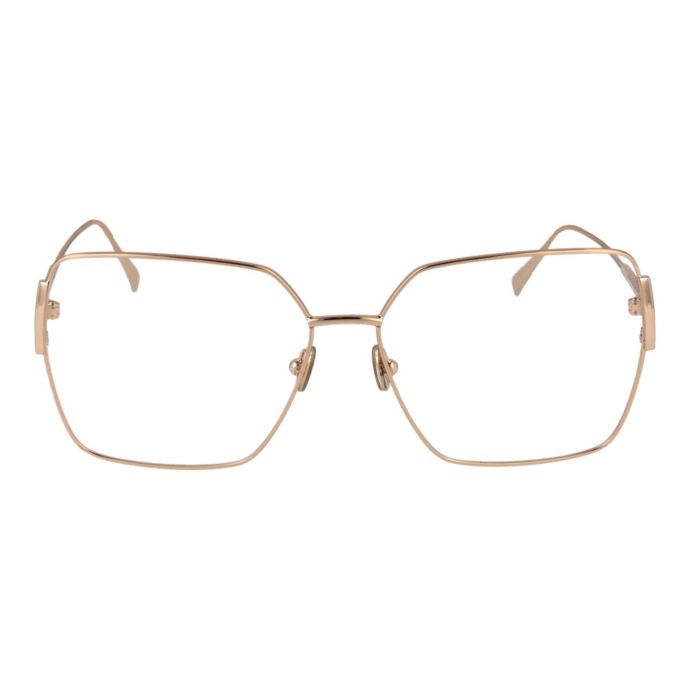 Tod's Women's Full-Rim Square Metal Eyeglasses Frames - Gold