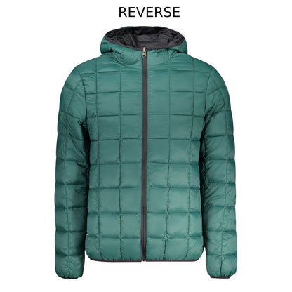 Hooded Windbreaker Jacket by Norway 1963 for men in polyester black features an stylish silhouette, showcasing a sophisticated and performance-driven pockets, hooded & windproof for a premium, stylish look.