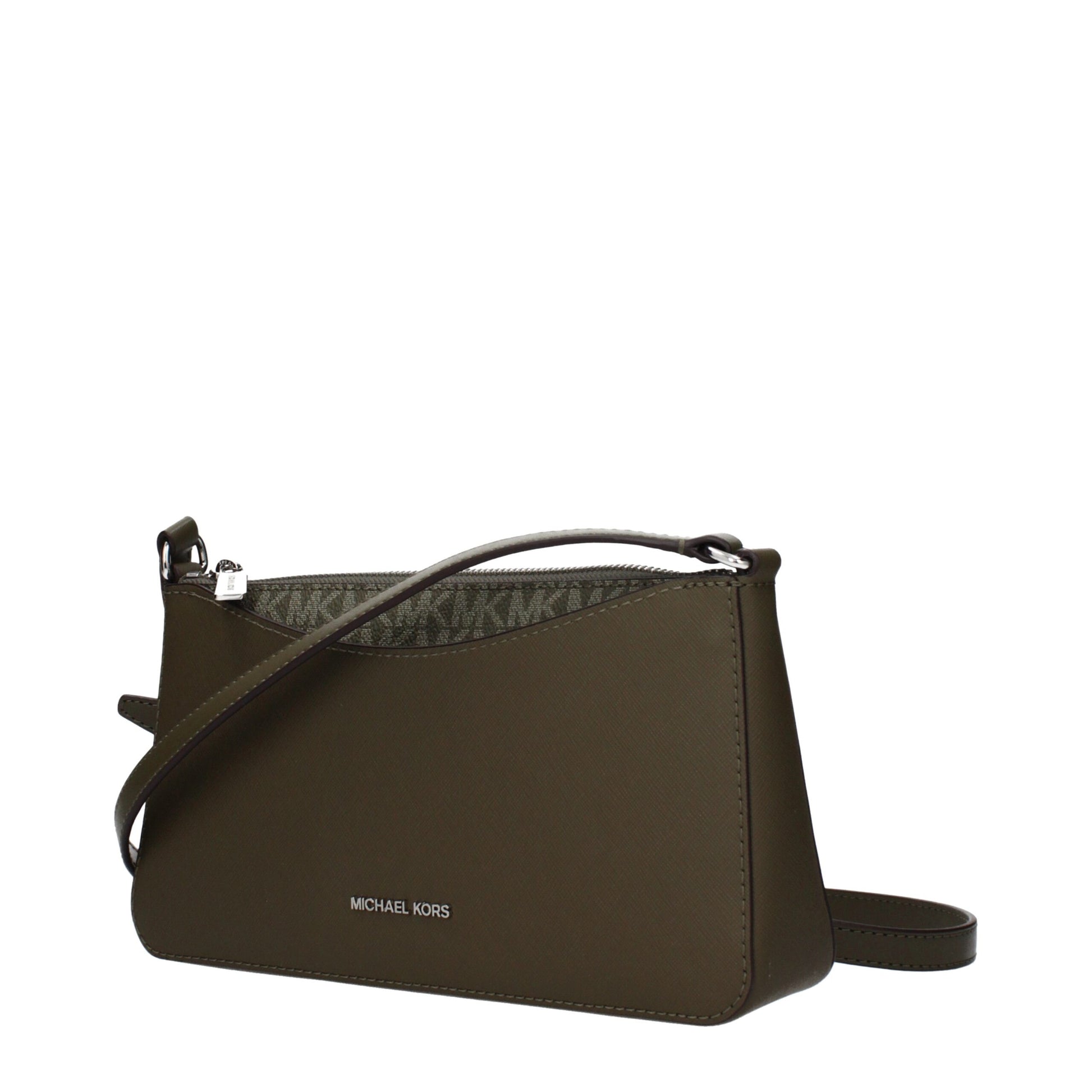Crossbody Handbag by Michael Kors for women in fabric green showcases a versatile sophistication silhouette, featuring a secure , versatile sophistication , and versatile crossbody-strap & adjustable-strap for a versatile sophistication finish.