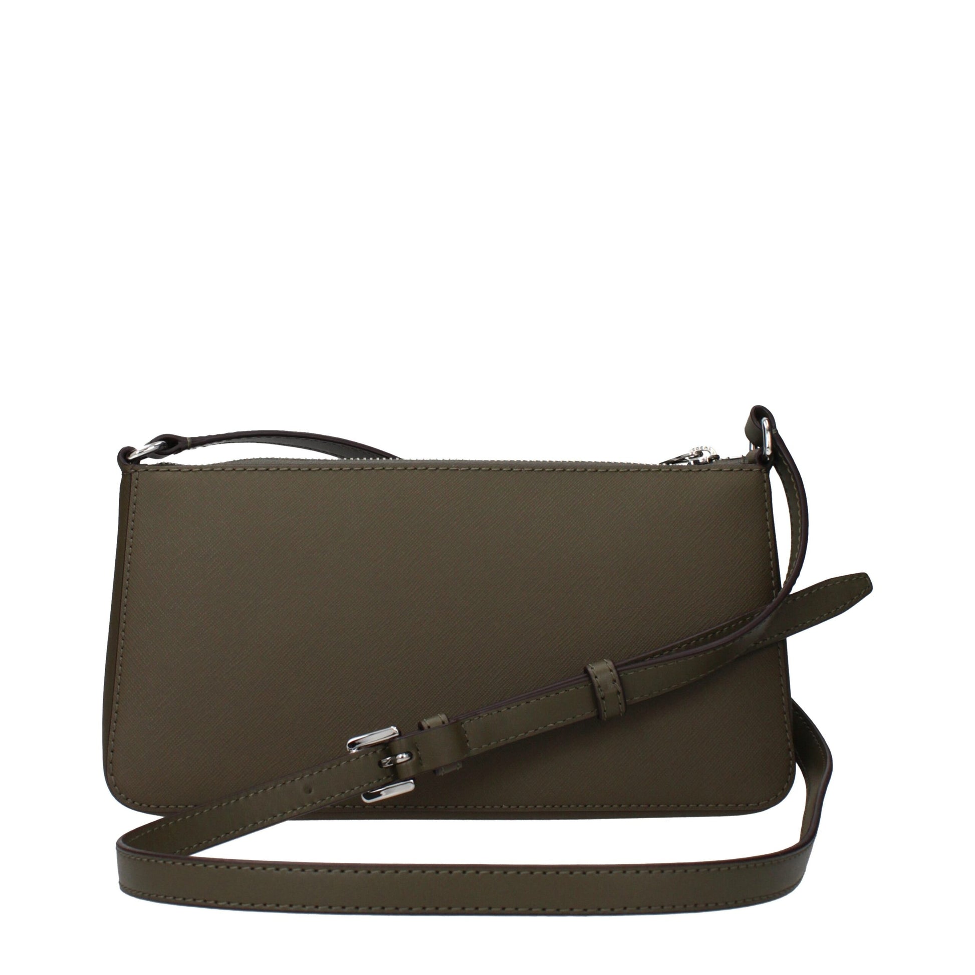 Crossbody Handbag by Michael Kors for women in fabric green features a transformative sophistication silhouette, showcasing a secure , ample , and versatile crossbody-strap & adjustable-strap for a transformative sophistication look.