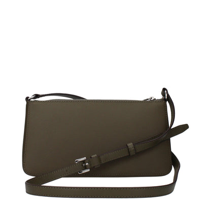 Crossbody Handbag by Michael Kors for women in fabric green features a transformative sophistication silhouette, showcasing a secure , ample , and versatile crossbody-strap & adjustable-strap for a transformative sophistication look.