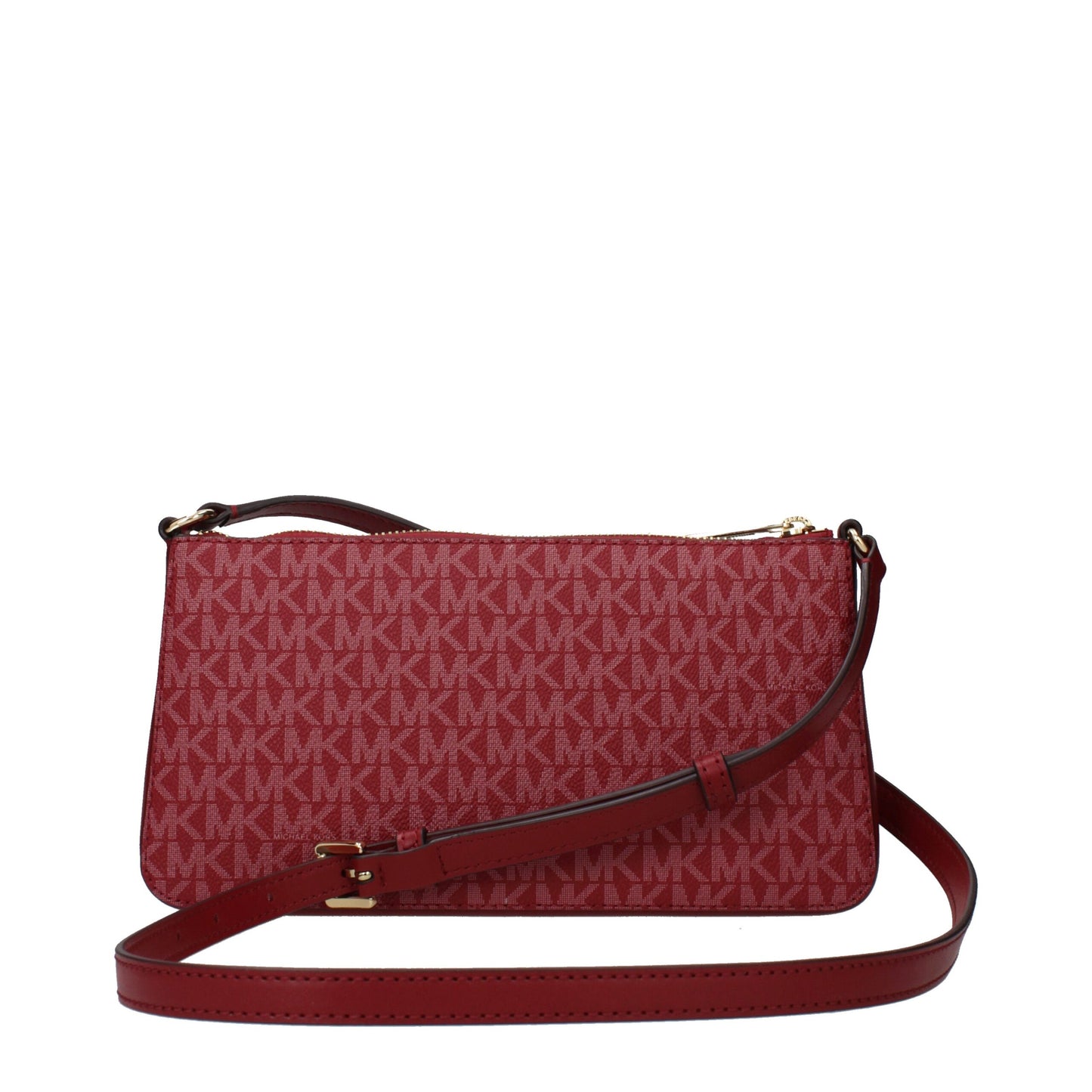 Crossbody Handbag by Michael Kors for women in fabric red features a transformative sophistication silhouette, showcasing a secure , ample , and versatile crossbody-strap & adjustable-strap for a transformative sophistication look.