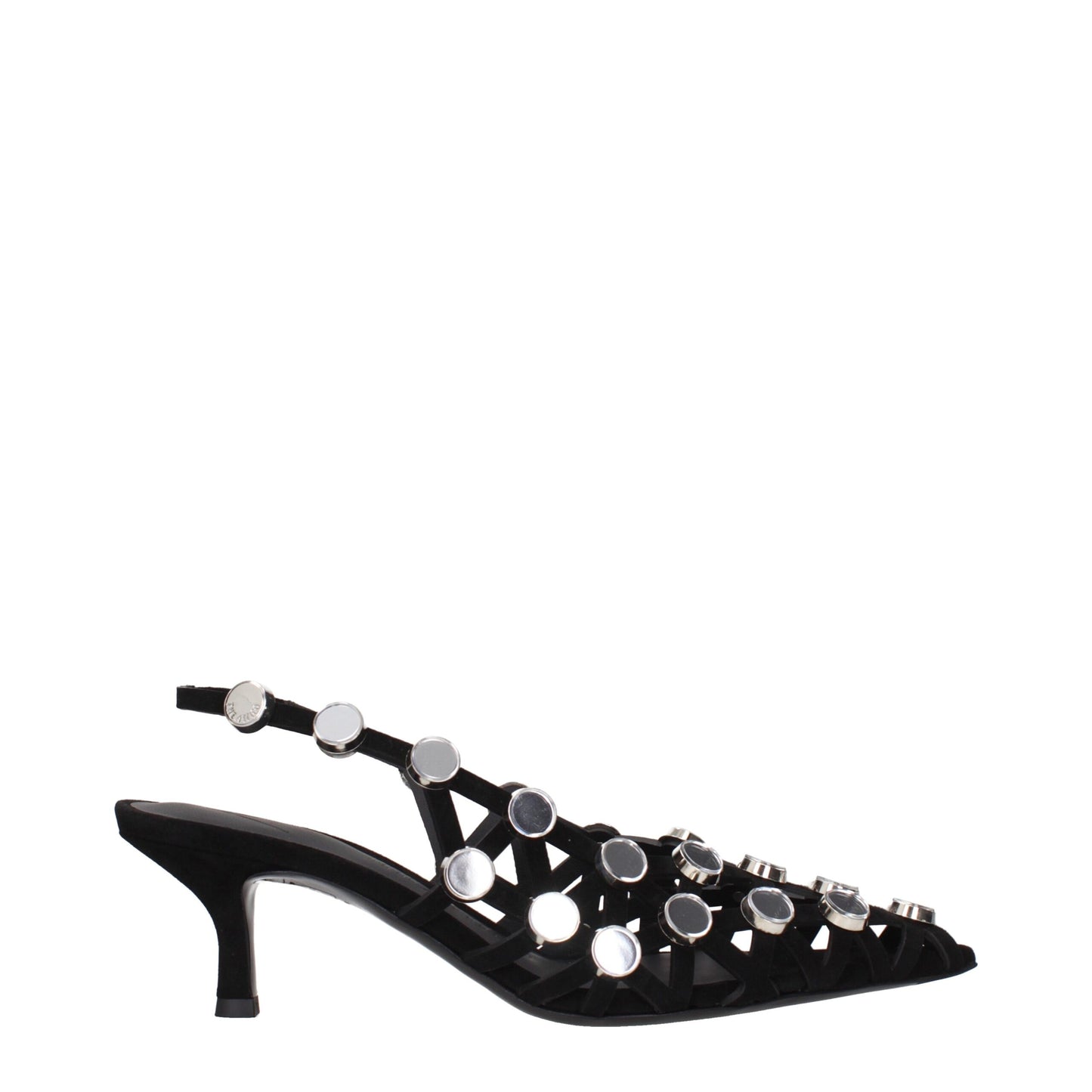 Stiletto Sandals by The Attico for women in suede leather black features an statuesque Women's Suede Leather Stiletto Sandals silhouette with a refined stiletto and elegant .