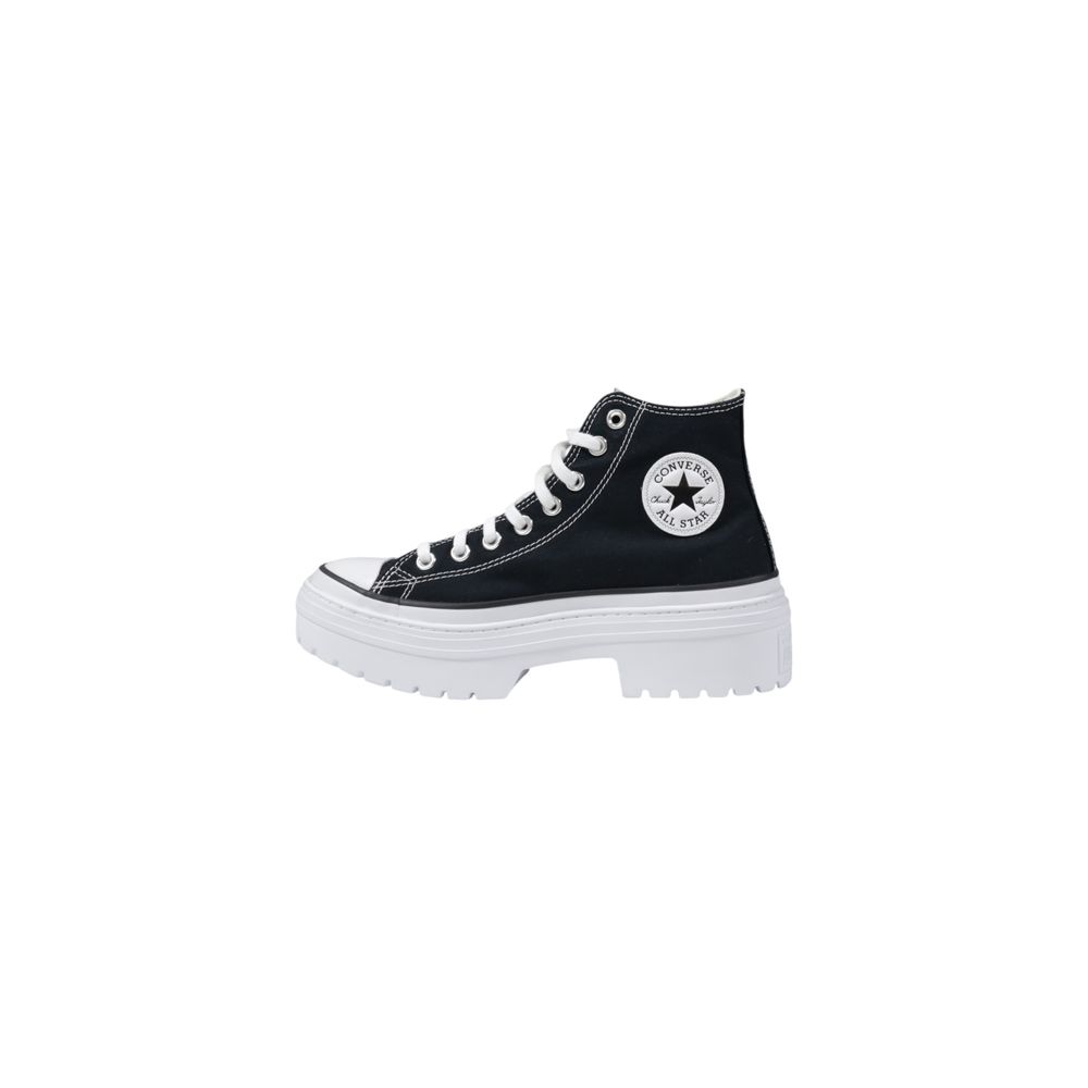 Sneakers by Converse for women in fabric black features an opulent silhouette from the Women's Lightweight Casual Fabric Sneakers collection, showcasing a signature casual style with an opulent finish.