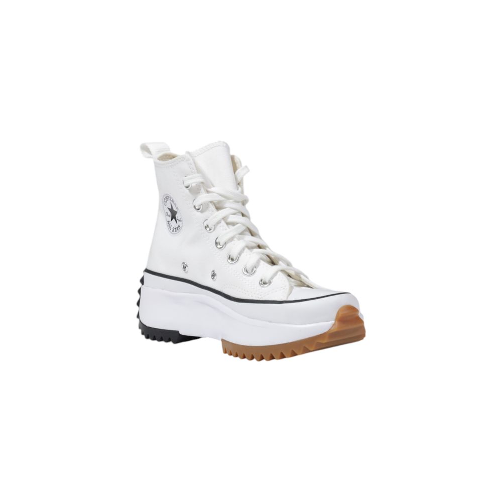 Sneakers by Converse for women in textile fabric white features an sumptuous design from the Women's Lightweight High-Top Casual Textile Fabric Sneakers collection, highlighting a sumptuous high-top casual style for a premium, high-fashion look.