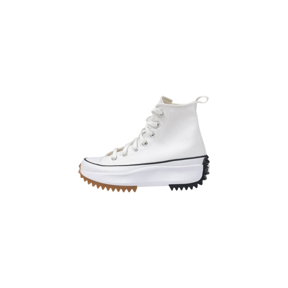 Sneakers by Converse for women in textile fabric white presents a sumptuous silhouette from the Women's Lightweight High-Top Casual Textile Fabric Sneakers collection, showcasing a sumptuous high-top casual style for an elevated aesthetic.