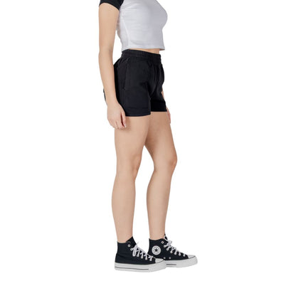 Converse Women's Cotton Polyester Bermuda Shorts - Black