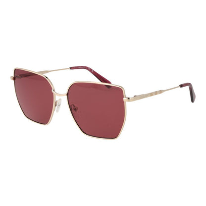 Sunglasses by Gant for women in metal and gold presents a sumptuous silhouette, featuring gold coloured frame and full-rim square frame design with non-polarized category-3-dark-tint lens for a sumptuous look.