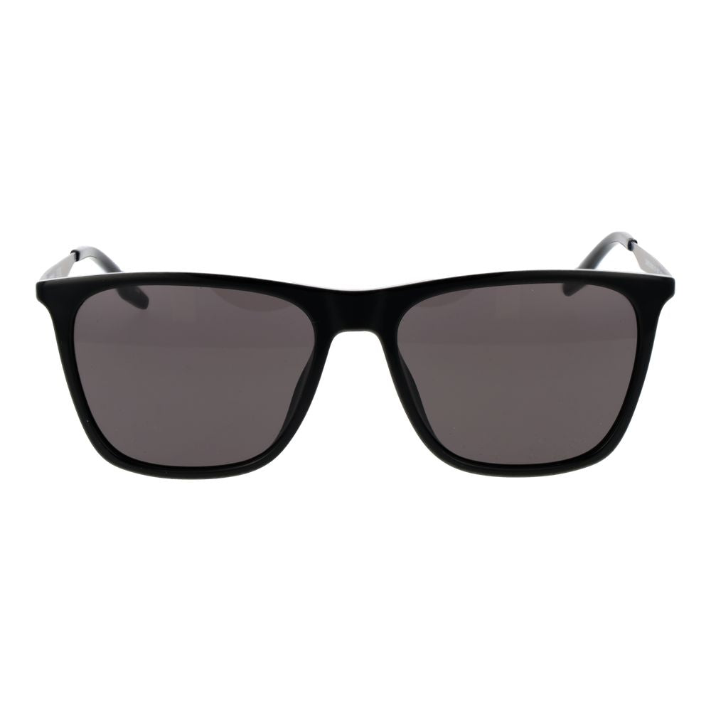This Sunglasses by Converse for men in metal black presents a sumptuous silhouette, showcasing a sumptuous full-rim square frame design in black coloured frame and high-performance non-polarized category-3-dark-tint lens.