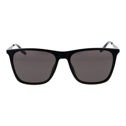This Sunglasses by Converse for men in metal black presents a sumptuous silhouette, showcasing a sumptuous full-rim square frame design in black coloured frame and high-performance non-polarized category-3-dark-tint lens.