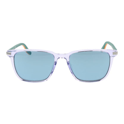 This Sunglasses by Converse for unisex in rubber blue presents a sumptuous silhouette, showcasing a sumptuous full-rim square frame design in blue coloured frame and high-performance mirrored category-2-medium-tint lens.